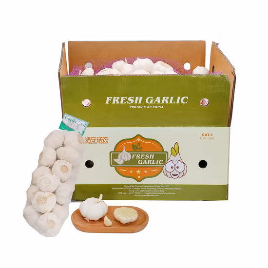 Barbe Ail Chinois Ail Nouvelle Récolte Frais Normal Ail Blanc 5-6cm